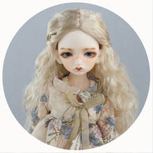 1/3 1/4 1/6 1/8 BJD Wig Super Doll Wig Fashion Long Blonde Mohair Wavy For BJD Doll Wig Hair 2024 - buy cheap