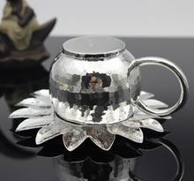 S999 prata esterlina bule de chá kung fu chinês conjunto de chá puer er prata esterlina bule de café pote de prata conveniente escritório bule 2024 - compre barato