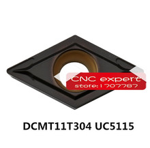 10PCS cutting blade DCMT11T304 UC5115/DCMT11T308 UC5115 Turning blade,Suitable for SDJCR/SDFCR/SDQCR/SDNCN series Lathe tool 2024 - buy cheap