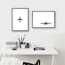 Foto de avión sobre lienzo para pared, pósteres grandes e impresiones sobre lienzo para decoración del hogar, sala de estar, AVAS 2024 - compra barato