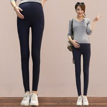 Ropa de maternidad para mujeres embarazadas, pantalones para pies, leggings informales, color sólido, Otoño e Invierno 2024 - compra barato