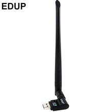 RTL8191SU 300Mbps High Gain Wireless USB Adapter mini 802.11n EDUP EP-MS8512 WiFi USB Wireless Network Card with 6dBi Antenna 2024 - buy cheap