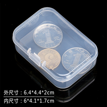 Caja organizadora de joyas de plástico transparente, contenedor de cajas de plástico, 4 tamaños, 20 Uds. 2024 - compra barato