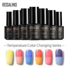 ROSALIND Gel 1S 7ml Nail gel Polish Temperature color Changing 30 Colors availiable Soak-off Gel Lacquer for Nail Art design 2024 - buy cheap