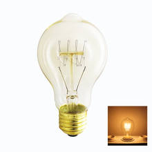Light bulb vintage a19 retro edison lamp e27 incandescent bulb 220v flame lights outdoor lighting lampadina christmas Dimmable 2024 - buy cheap