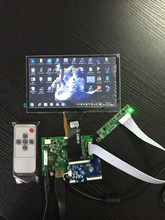 1024*600 IPS Tela LCD TFT Monitor de tela de toque com Controle Remoto Placa de Controle do Driver 2AV HDMI VGA para raspberry Pi 3 2024 - compre barato