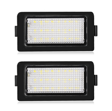 2pcs/1Pair 24 SMD Car Led Licence Plate Light blub Error Free For BMW E38 1995-2001 12V White Led Licence Plate Light Lamp Bulb 2024 - buy cheap