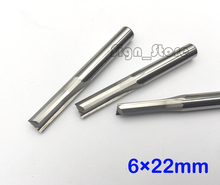 5 pcs 6*22mm Two Flutes Straight Bits,Wood Cutters,CNC Solid Carbide CNC Router Bit,Router Cutters 2024 - buy cheap