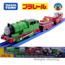 Takara Tomy-TS-17 Tomica Trackmaster Rocky, Kit de modelo de tren para bebé, pista educativa fundida, juguetes Pop-Master 2024 - compra barato