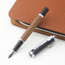 Jinhao caneta fonte de madeira, clássica, 0.5mm, ponta, caligrafia, jinhao 8802, artigos de papelaria, material escolar, modelos personalizados 2024 - compre barato
