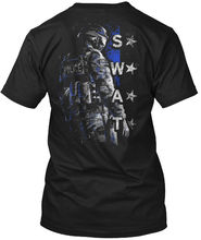 Мужская хлопковая футболка с принтом Police Swat, модная дизайнерская футболка, 2019 2024 - купить недорого