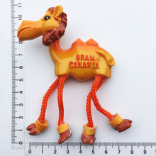 Gran canaria da espanha, tridimensional slings camel lembrança magnética para turista, geladeira 2024 - compre barato