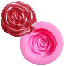 Yueyue sugarcraft molde de silicone com flor de rosa, molde para fondant, ferramentas de decoração de bolo, chocolate, confeitaria, acessórios de cozimento 2024 - compre barato