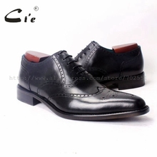 Cie-zapatos Oxford de cuero genuino para hombre, calzado de 100% genuino hecho a mano, punta completa, Piel De Becerro, transpirable, OX346 2022 - compra barato