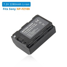 NP-FZ100-Batería de cámara recargable NPFZ100, 2280mAh, para Sony A9,A7R III,A7 III,ILCE-9,ILCE9,ILCE-7RM3,ILCE-7M3,Mark III 2024 - compra barato