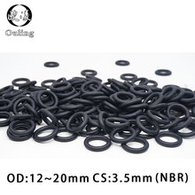 50PCS/lot Rubber Ring NBR Sealing O-Ring CS3.5mm OD12/13/14/15/17/16/18/19/20mm O Ring Seal Gasket Sealing Washer Oil Ring 2024 - buy cheap