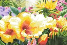 Color Vivid Flowers blossom Arts Needlework Embroidery DIY Cross Stitch Kits Counted Crafts 14CT Unprinted Home Decor Handma 2024 - buy cheap