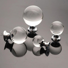 Clear Crystal Glass Round Handles Cabinets Door Hardware Furniture Knobs Drawer Wardrobe Cupboard Decorations Accessories 2024 - buy cheap