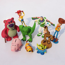 Figuras de Toy Story, Woody, Buzz Lightyear, Jessie, Bullseye, Horse, Rex, dinosaurio, perro Slinky, Lotso, Bear, Hamm, Pig, 9 Uds. 2024 - compra barato