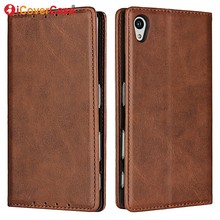 Magnetic Cases For Sony Xperia Z5 Leather Wallet Soft Cover Mobile Phone Accessory For Sony E6683 E6653 Flip Case Coque Etui 2024 - buy cheap