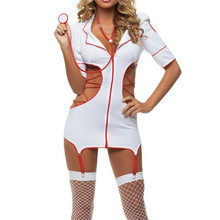 костюм медсестры, костюмы на Хэллоуин, Стриппер, Play, эротическое белье, ж...