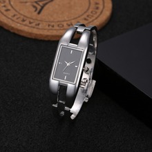 Relógio feminino com pulseira vazada, relógio de aço inoxidável para mulheres 2024 - compre barato