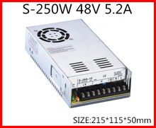 S-250-48 250W 48V 5.2A  Single Output Switching power supply for LED Strip light  AC-DC 2024 - buy cheap