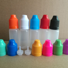 2000pcs 10ML PE Plastic Dropper Bottles With Childproof Cap With Long Thin Tip For E Juice Nail Gel Eye Drops 2024 - buy cheap