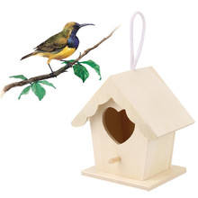 NEW 1pc Creative Nest Dox Nest House Birds House Bird House Bird Boxes Birds Box Wooden Boxes 2024 - buy cheap