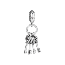 CKK Keys Of Love Charm Bead Fit Original Bracelets sterling silver jewelry woman DIY beads for jewelry making 2024 - buy cheap