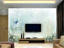 3d room photo wallpaper custom mural non-woven Watercolor Butterfly painting picture 3d wall murals wallpaper for walls 3d 2024 - buy cheap