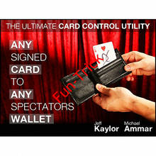 Free Shipping Any Signed Card To Any Spectator's Wallet  DVD and gimmick  Magic Trick , Close Up Magic 2024 - buy cheap