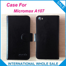 Micromax-funda A107 Original, funda exclusiva de cuero con solapa para Micromax Canvas Fire 4 A107 2024 - compra barato