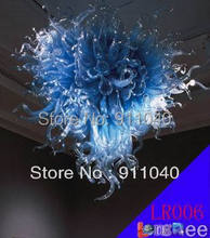 Роскошное кобальтово-голубое подвесное выдувное стекло, художественная люстра, освещение для продажи 2024 - купить недорого