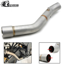 Motorcycle Middle Mid Exhaust Pipe Mid Pipe Connecting Link Pipe moto For kawasaki ZX10R ZX-10R ZX 10R 2008 2009-2010 2024 - buy cheap