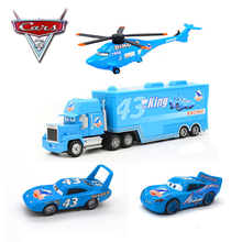 Disney Pixar Cars 2 Diecasts Car Model Lightning McQueen King Uncle Helicopter Dinosaur Oil Set Educational Oyuncak Toys For Boy 2024 - buy cheap