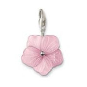 Fashion 925 Pink Flower Diy Charms Fit Bracelets & Necklaces Making Jewelry For Women Breloque SCH0021 2024 - buy cheap