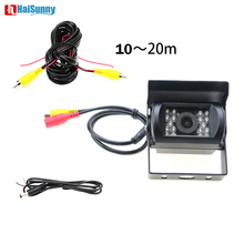 HaiSunny DC 12~24V Parking Camera, IR Night vision Waterproof Rear View Camera With 10M 15M 20M RCA Video Cable For Bus Truck 2024 - buy cheap