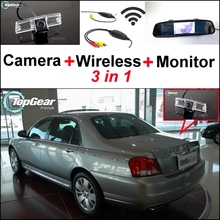 3 in1 Special Rear View Camera + Wireless Receiver + Mirror Monitor Backup Parking System For Roewe 750 2006~2014 2024 - buy cheap