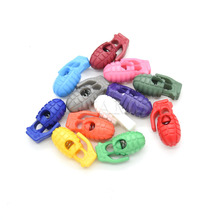 1200pcs Colorful Grenade Style Plastic Cord Lock Stopper For Paracord/Shoe Lace Free Shipping 2024 - buy cheap