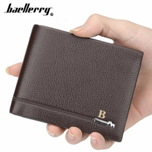 Baellerry Pu Leather Men Short Wallet Brand Designer Male Clutch Purse With card holder Coin Pocket Best Gift For Men carteira 2024 - buy cheap