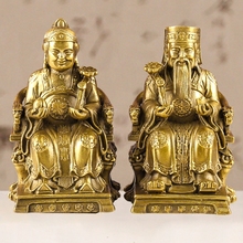 SHUN brass Select Style copper Land public God statue land Po Buddha statue God of wealth Decoration 2024 - buy cheap