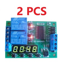 IO22A02-Temporizador multifunción para Motor LED PLC, interruptor de tiempo de relé de 12V CC, 2 canales, 2 uds. 2024 - compra barato