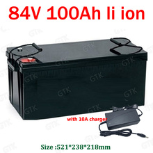 GTK 84v 100Ah li-ion battery pack 85.1v 100AH 100A BMS for 8400W  inverter EV power supply motorhome Floor cleaner+ 10A charger 2024 - buy cheap