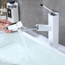 Grifos mezcladores de baño con una sola manija para lavabo, montados en cubierta de Color negro con grifo de agua fría y caliente cuadrado forma 2024 - compra barato