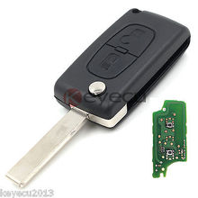 KEYECU Новый дистанционный ключ-брелок от машины 2B 433 МГц ID46 для Peugeot 307 207 308 407 0536 модель 2024 - купить недорого