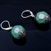 2Pairs/Lot Fashion jewelry women dangle earring beauty blue acrylic beads earrings free shipping 2024 - buy cheap