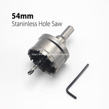 54mm 2.13" Core Drill Bit Hard Alloy Metal Hole Saw Drill Bit for Steel Metal Alloy Cutter Metal Working 2024 - buy cheap