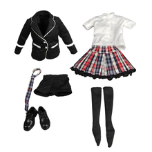 1/6 Scale Women Female Clothes Black School Uniform Suit For 12" Action Figure Body 2024 - buy cheap