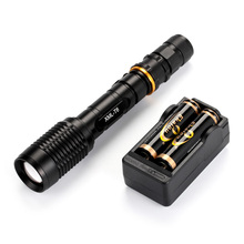 High Bright Zoomable XM-L T6 LED Flashlight 5-Mode 18650 Torch Zoom Lamp Light Free shipping 2024 - buy cheap